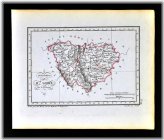 1841 Perrot France Map - Haute Loire Region