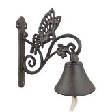 Rustic Butterfly Garden Dinner Bell