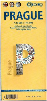 Prague Navigator: Durable and Convenient Map of the Czech Capital by Borch Maps