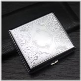 Regal Etchings Double-Sided Metal Cigarette Case