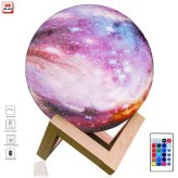 Galactic Touch Lamp: Color Changing Lunar Light