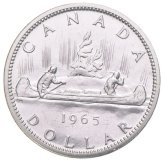 Vintage Canadian Silver Dollar