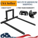 Tractor Forklift Attachment - 1500 lbs Capacity with Adjustable Hitch