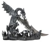 Fantasy Dragon Knife and Holder
