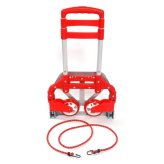 Red Collapsible Luggage Trolley