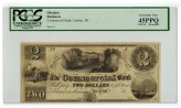 Gratiot Michigan THE COMMERCIAL BANK $2 Obsolete Currency