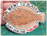 Alaska Halibut Adventure Magnet