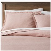 Terracotta Linen Chambray Duvet Set
