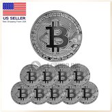 Silver Plated Bitcoin Commemorative Collection Set