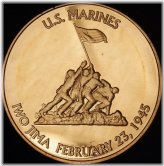 Iwo Jima Commemorative Copper Round