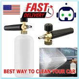 CleanJet Foam Blaster - High-Pressure Car Wash Spray Gun