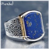 Lapis Lazuli Men's Ring by MENDEL