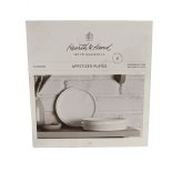 Rustic Stoneware Appetizer Plate Set