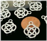 Antique Silver Celtic Knot Pendants