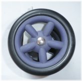 Navy Replacement Cart/Stroller Wheels - 4 3/8" (Pair)