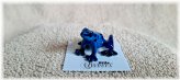 Sapphire Miniature Dart Frog Figurine