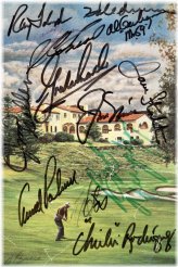 Legends of the Green: Authentic Autographed Program Covers