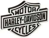 Chrome Bar & Shield Emblem for Harley-Davidson Motorcycles