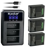 Kastar Triple Charger and Battery Set for GoPro Cameras