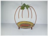 Harvest Iron Pumpkin Plate Holder
