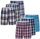 Plaid Checker Cotton Trunk Boxers