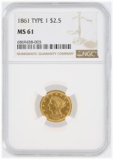 Civil War Era Liberty Head Gold Coin