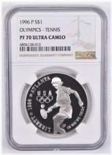 Olympic Tennis Commemorative Dollar (1996-P)