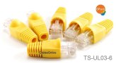 Yellow Loopback Plug Set - 6 Pack (TS-UL03-6)