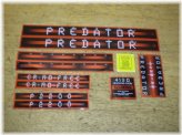 Predator BMX P2200 Decal Set