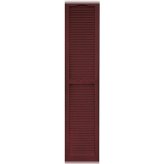 Cranberry Louvered Vinyl Shutters