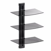 Triple Glass Wall Shelf