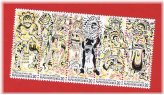 Papua New Guinea Art Festival Stamp Set
