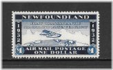 1932 Wayzata Airmail - MNH VF - $1 Dark Blue Newfoundland Stamp