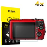 Khaos Tempered Glass Screen Protector Set for Olympus TG Cameras