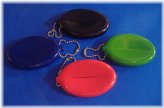 Colorful Coin and Key Holders with Bead Chain