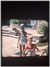 Retro Film Reel: Kids at Swimming Pool