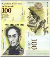 Venezuelan Bolivar Fuerte 100000 Note