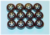 Retro Wheel and Tire Set