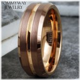 Rustic Rosewood Wedding Band