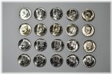 Silver Kennedy Half Dollar Roll - 1967 BU 40%