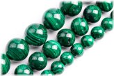 Deep Green Malachite Beads