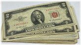 Vintage Red Seal $2 Legal Tender Notes Collection