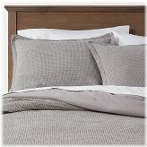 Washed Waffle Weave Duvet Cover & Sham Set