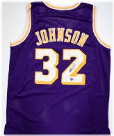 Legendary Lakers Jersey Signed by Magic Johnson