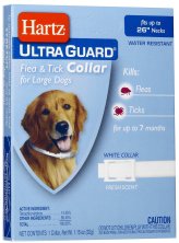 Water-Resistant Flea and Tick Collar for Large Dogs by Hartz UltraGuard