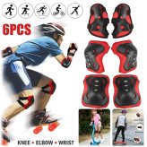 SafeRide Kids Protective Gear Bundle - 6-Piece Set for Skateboarding and Biking