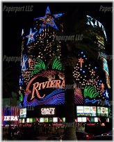 Vintage Las Vegas Riviera Hotel Photo Print