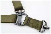 Green Quick-Detach Sling for Rifles and Shotguns