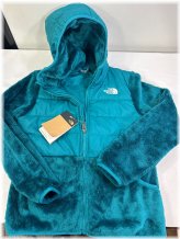 Harbor Blue Sherpa Hooded Full Zip Jacket