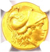 Alexander the Great Gold Stater Coin - NGC Certified
